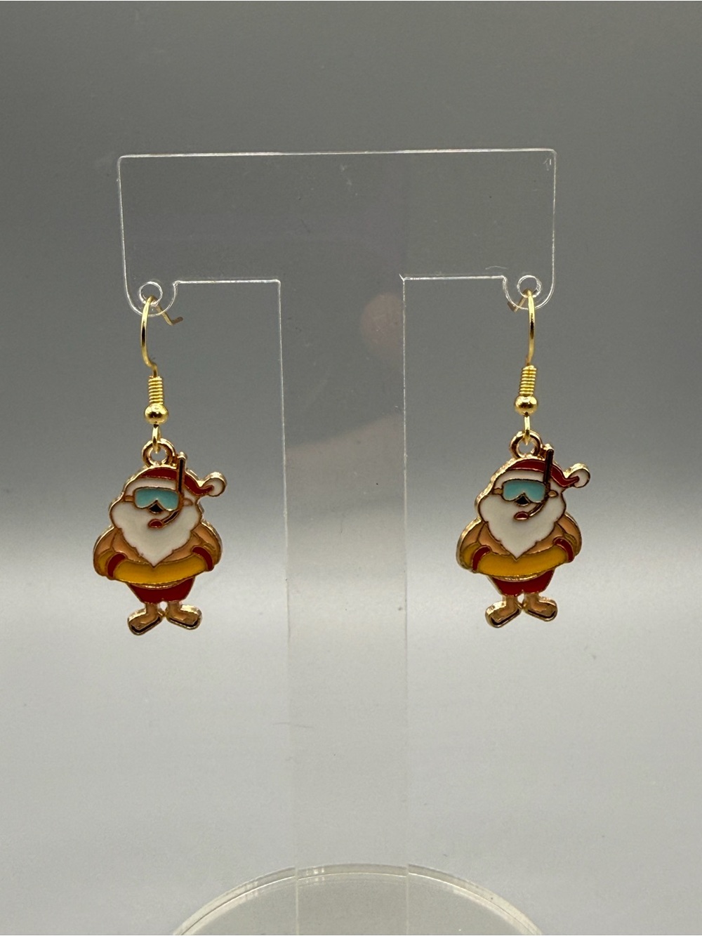 Christmas in July Earrings - Handmade #E0559C